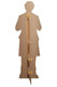 Rear of Colin Baker The Sixth Doctor Who Cardboard Cutout Standee / Standup